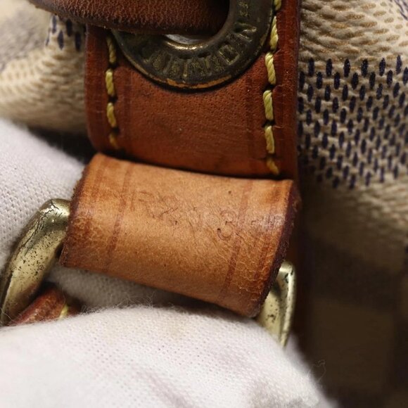 LOUIS VUITTON Damier Azur Noe Shoulder Bag N42222 LV Auth 146319 - Picture 10 of 16